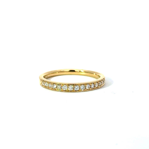 Yellow gold wedding ring