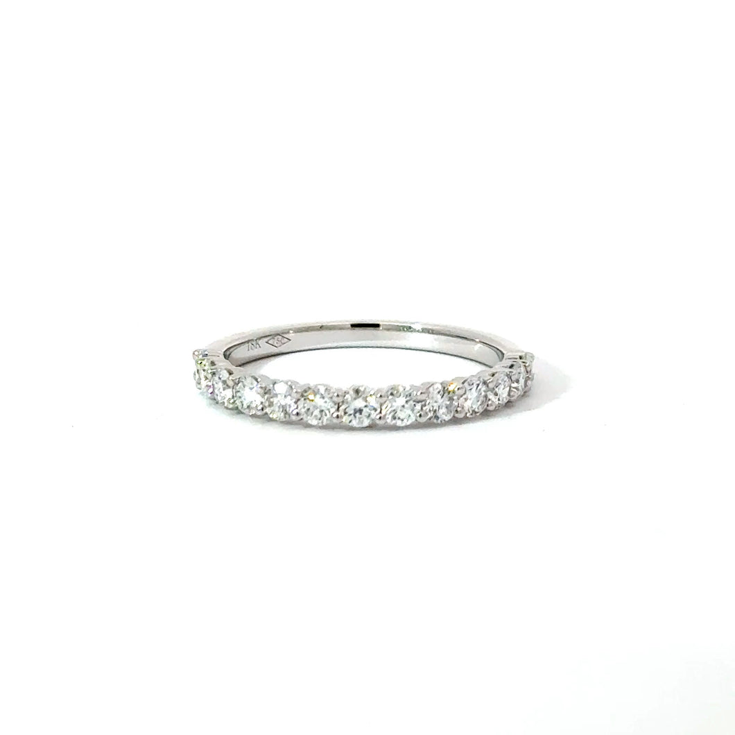 White gold diamond ring