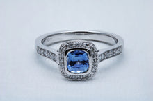 Load image into Gallery viewer, Cushion Cut Ceylon Sapphire