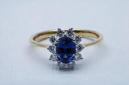 Oval Cut Blue Sapphire