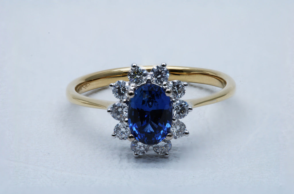 Oval Cut Blue Sapphire