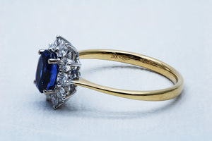 Oval Cut Blue Sapphire