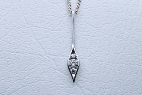 White Gold Diamond Pendant