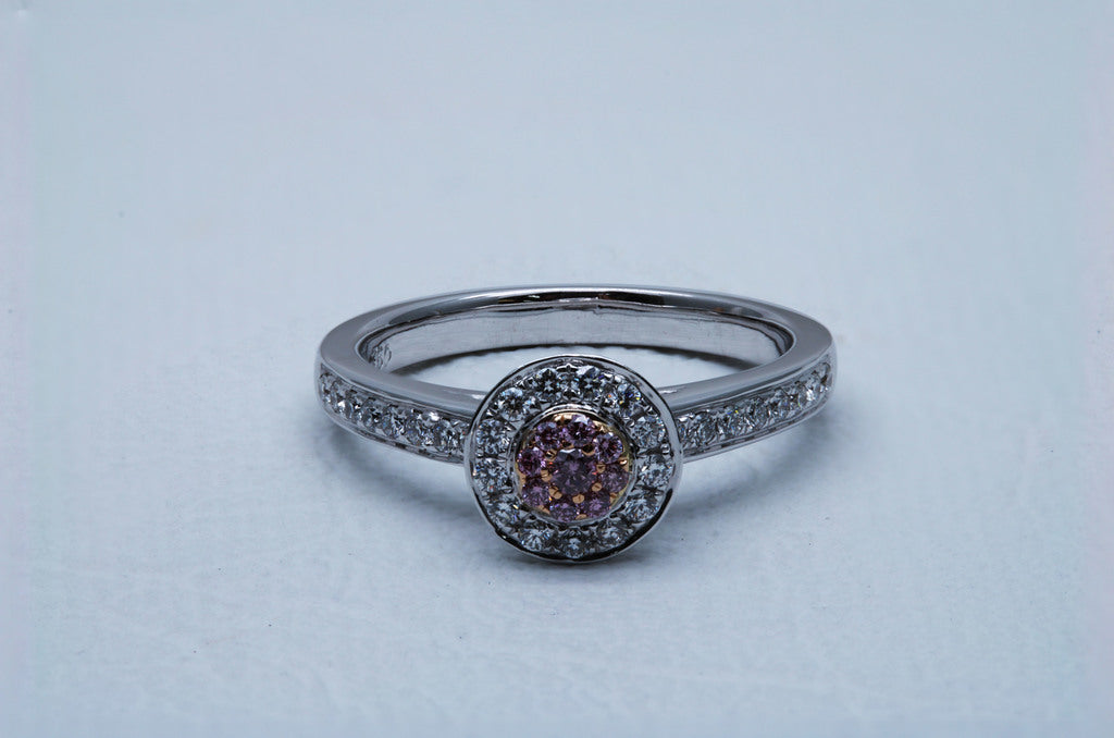 Pink Diamond Ring