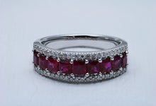 Load image into Gallery viewer, Ruby and Diamond Dress Ring