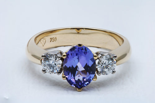 Tanzanite Trilogy Ring