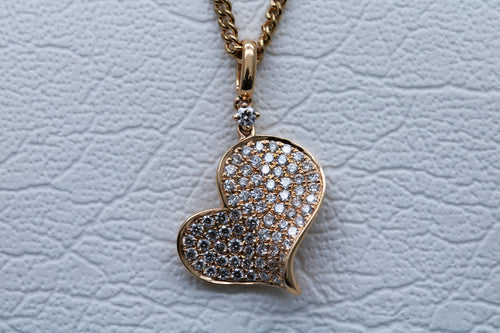 Heart Diamond Pendant