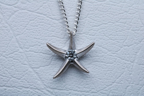 Starfish Diamond Pendant