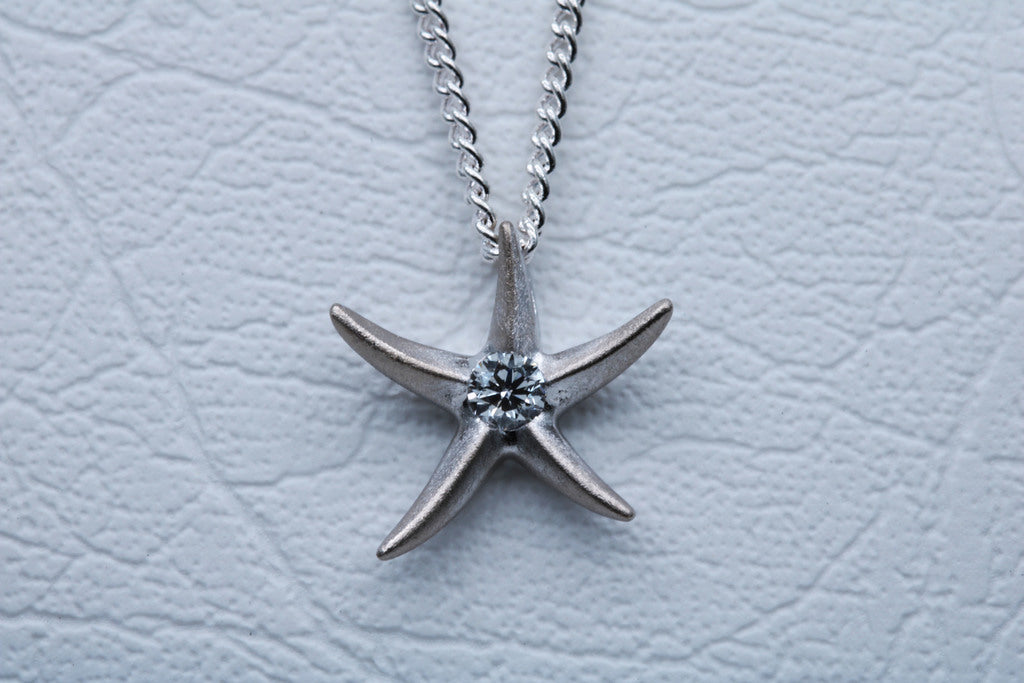 Starfish Diamond Pendant