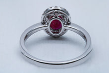 Load image into Gallery viewer, Oval Cut Ruby Ring