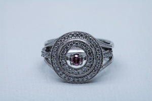 Pink Diamond Ring