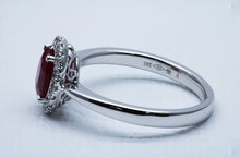 Load image into Gallery viewer, Oval Cut Ruby Ring