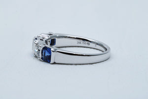 Ceylon Sapphire and Diamond Ring