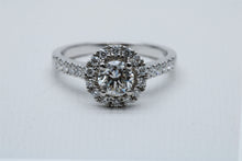 Load image into Gallery viewer, Halo Engagement Ring