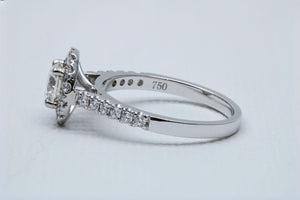 Halo Engagement Ring