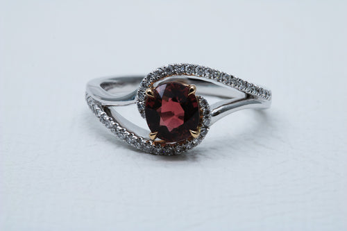 Pink Tourmaline Ring