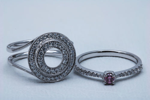 Pink Diamond Ring