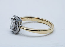 Load image into Gallery viewer, Emerald cut Diamond Ring